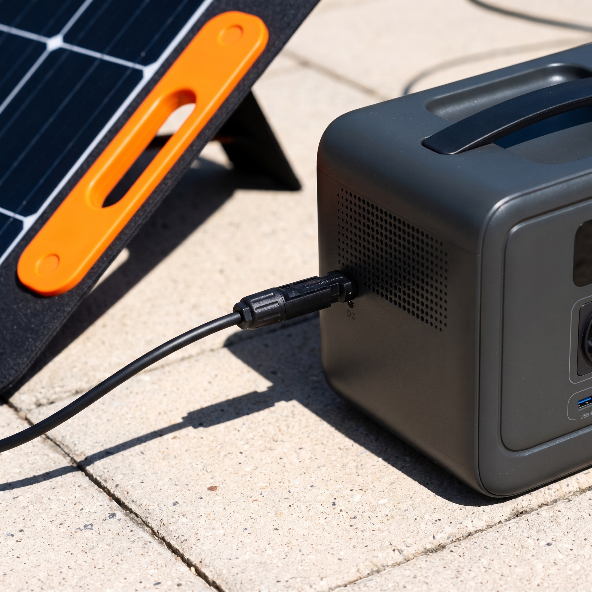 Pro700 solar panel ile şarj edilirken